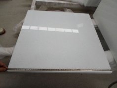 Super white crystal marble tile for project